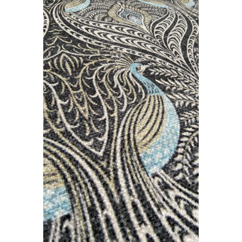 GF Adare - Style 3 Floral Peacock Rug - 120cm X 180cm